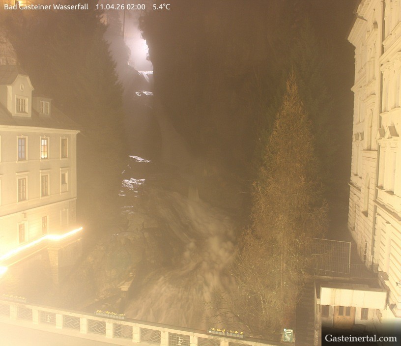 Archiv Foto Webcam Wasserfall in Bad Gastein