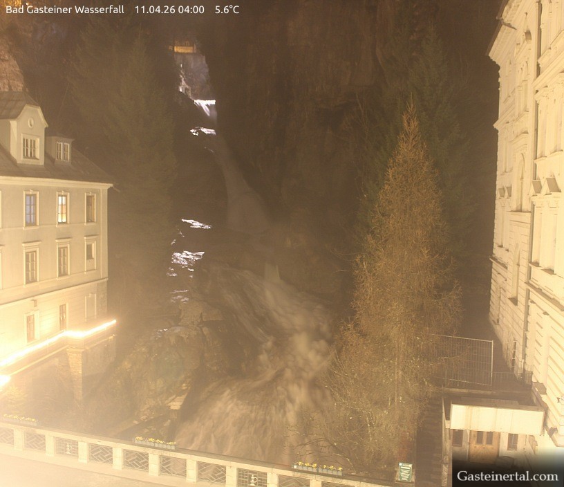 Archiv Foto Webcam Wasserfall in Bad Gastein