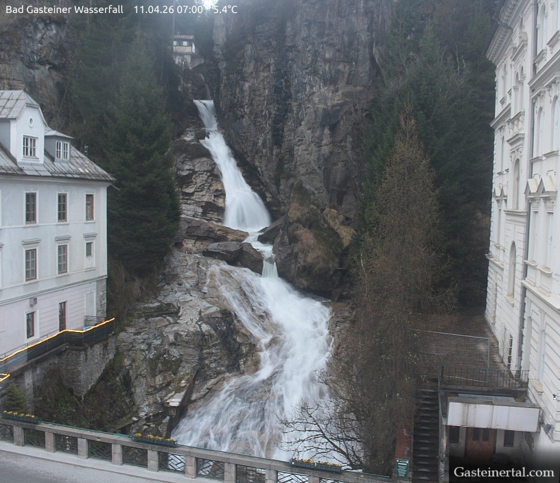 Archiv Foto Webcam Wasserfall in Bad Gastein