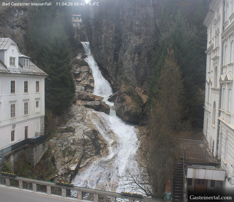 Archiv Foto Webcam Wasserfall in Bad Gastein