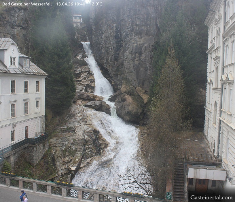 Archived image Webcam Waterfall in Bad Gastein