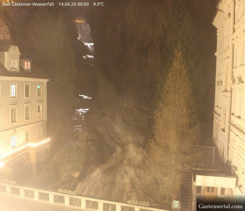 Archiv Foto Webcam Wasserfall in Bad Gastein
