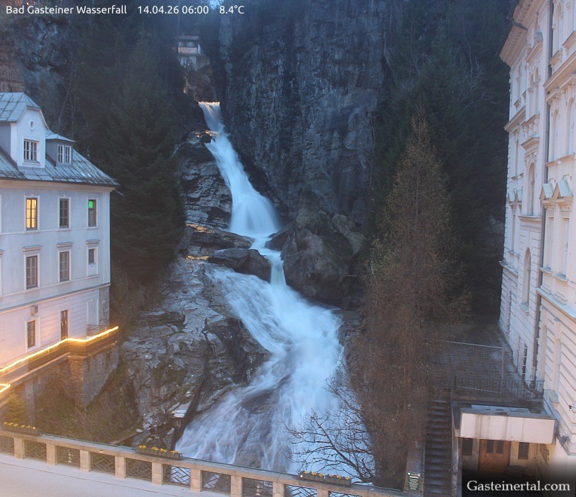 Archiv Foto Webcam Wasserfall in Bad Gastein