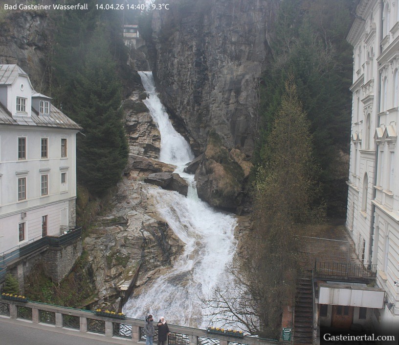 Archived image Webcam Waterfall in Bad Gastein