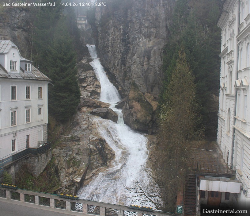 Archiv Foto Webcam Wasserfall in Bad Gastein