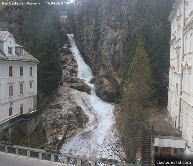Archiv Foto Webcam Wasserfall in Bad Gastein