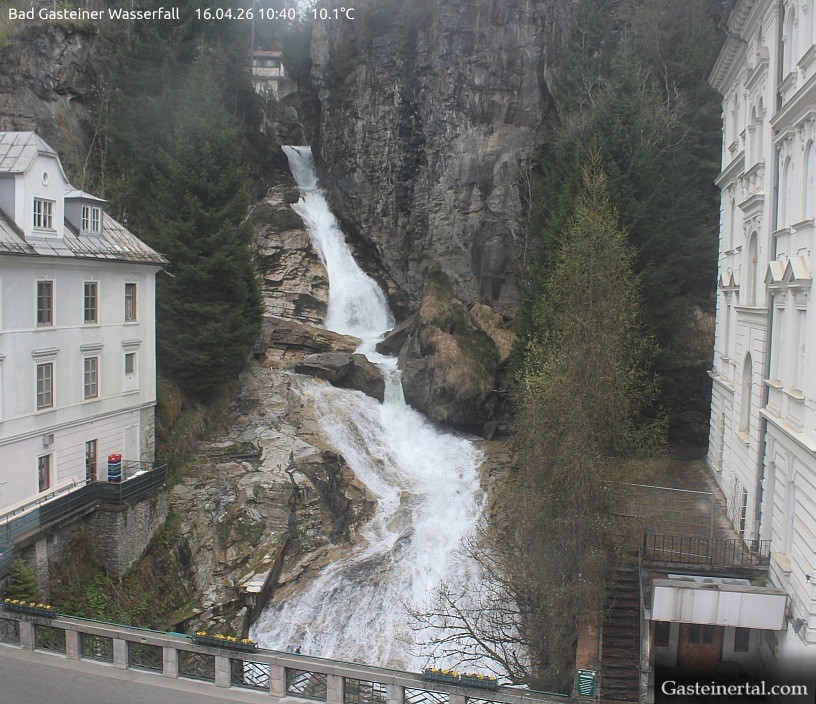 Archiv Foto Webcam Wasserfall in Bad Gastein