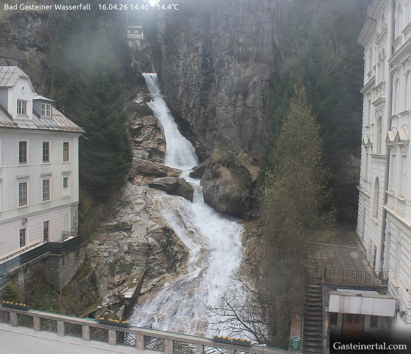 Archiv Foto Webcam Wasserfall in Bad Gastein