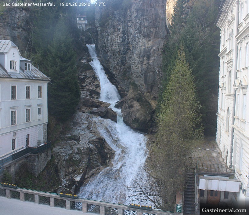 Archiv Foto Webcam Wasserfall in Bad Gastein