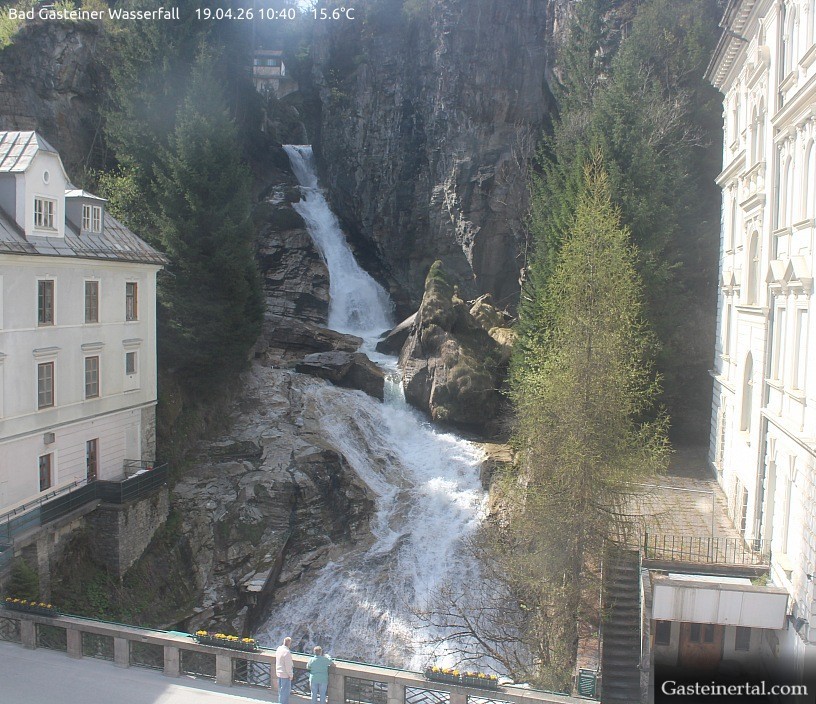 Archiv Foto Webcam Wasserfall in Bad Gastein
