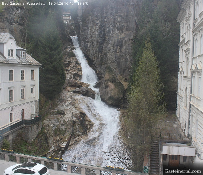 Archiv Foto Webcam Wasserfall in Bad Gastein