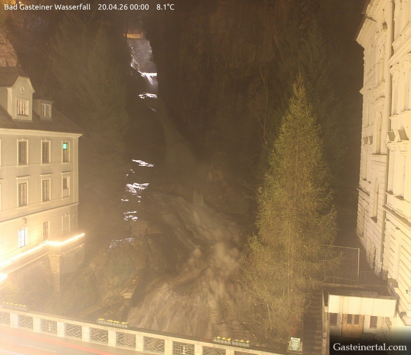Archiv Foto Webcam Wasserfall in Bad Gastein