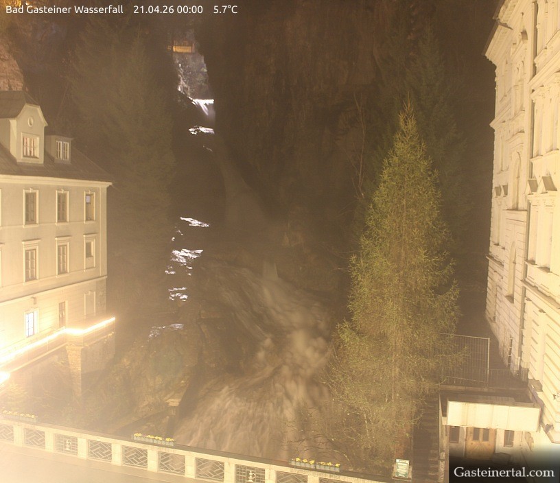 Archiv Foto Webcam Wasserfall in Bad Gastein