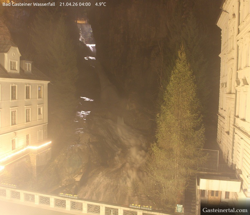 Archiv Foto Webcam Wasserfall in Bad Gastein