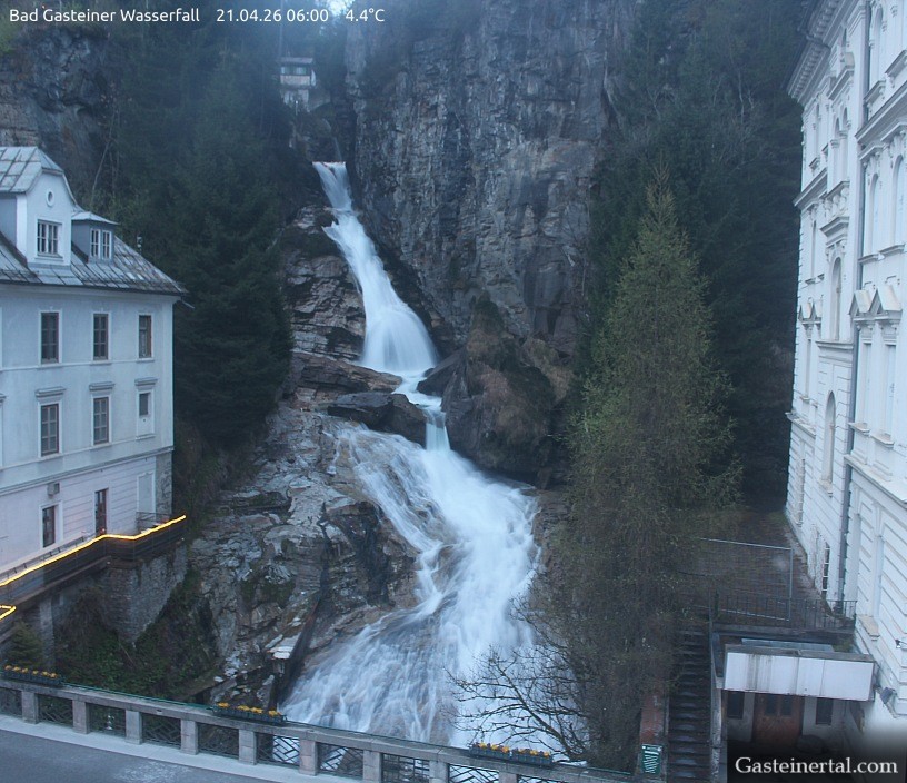 Archiv Foto Webcam Wasserfall in Bad Gastein