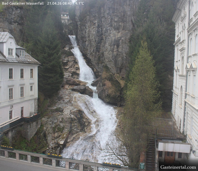 Archiv Foto Webcam Wasserfall in Bad Gastein