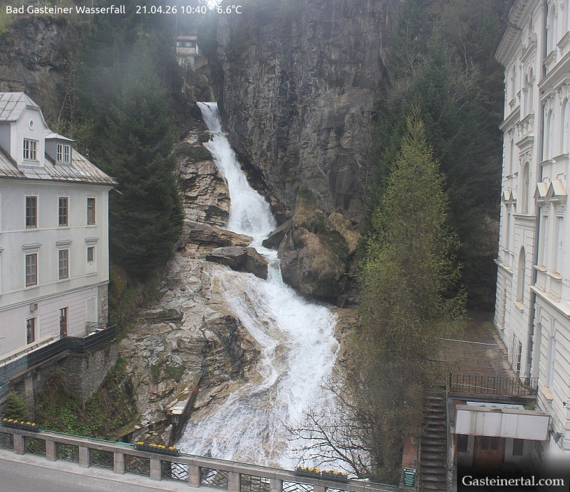 Archiv Foto Webcam Wasserfall in Bad Gastein