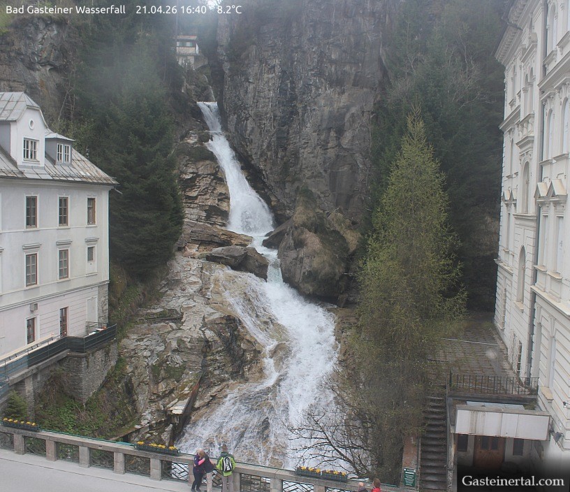 Archiv Foto Webcam Wasserfall in Bad Gastein