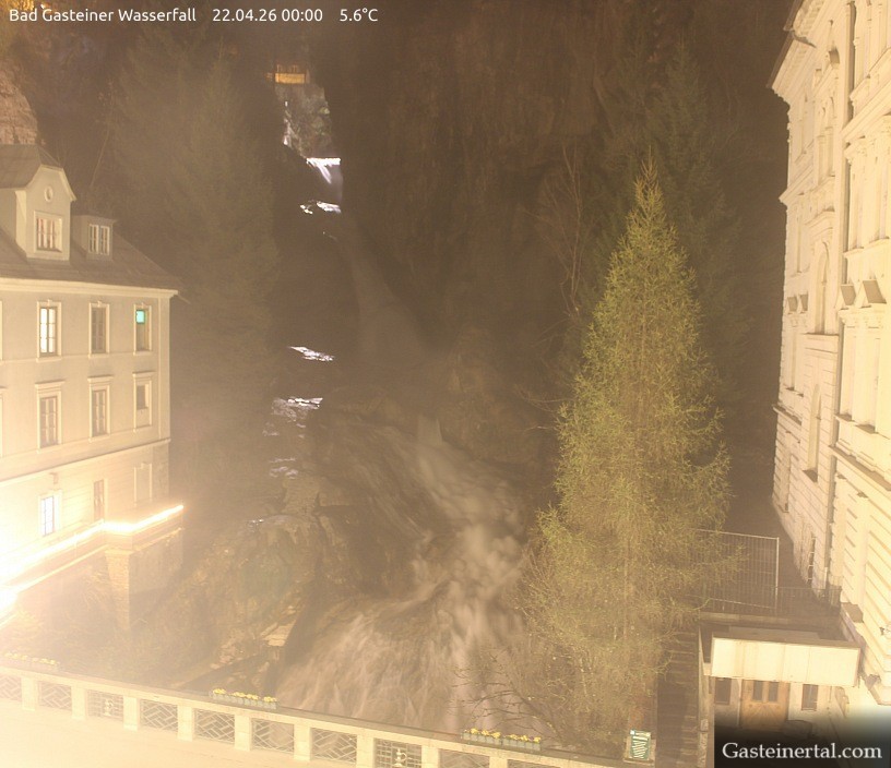 Archiv Foto Webcam Wasserfall in Bad Gastein