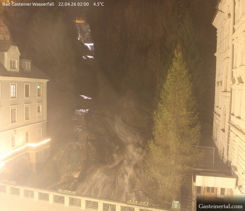Archiv Foto Webcam Wasserfall in Bad Gastein