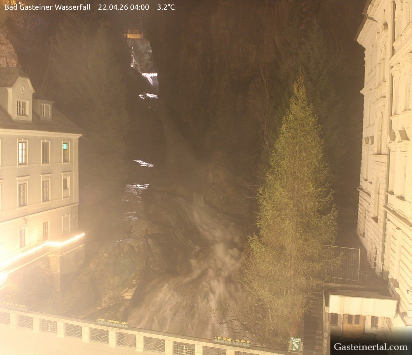 Archiv Foto Webcam Wasserfall in Bad Gastein