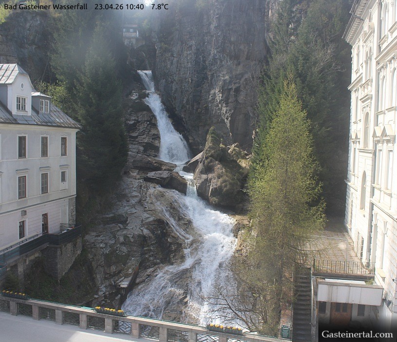 Archiv Foto Webcam Wasserfall in Bad Gastein