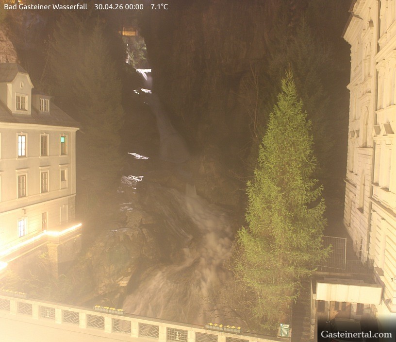 Archiv Foto Webcam Wasserfall in Bad Gastein