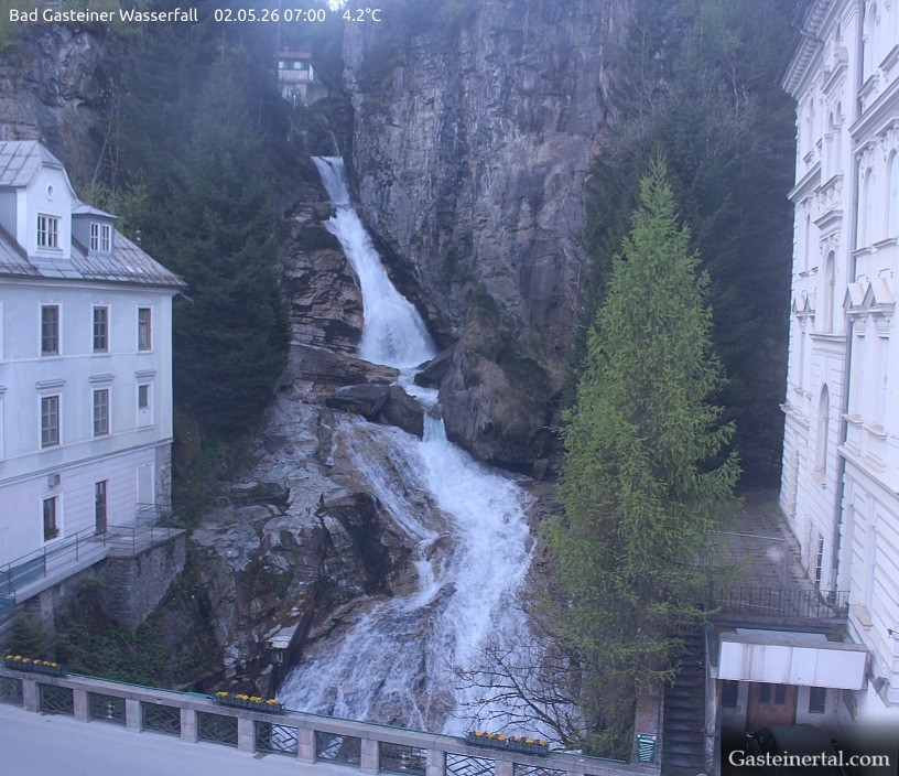 Archiv Foto Webcam Wasserfall in Bad Gastein