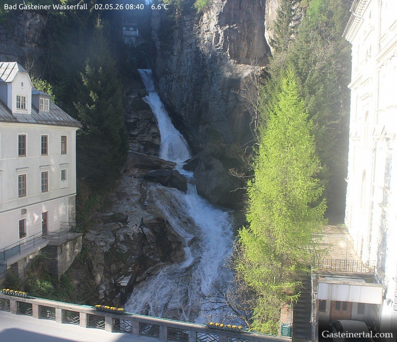 Archiv Foto Webcam Wasserfall in Bad Gastein