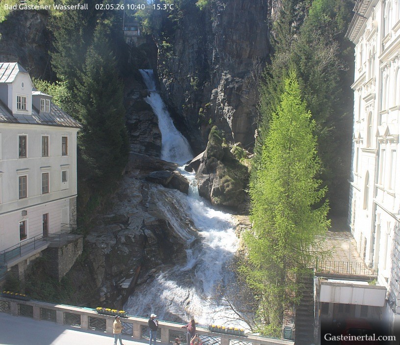 Archiv Foto Webcam Wasserfall in Bad Gastein