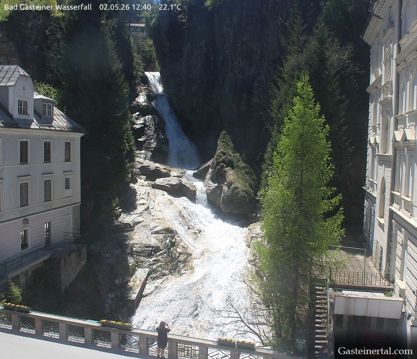 Archiv Foto Webcam Wasserfall in Bad Gastein