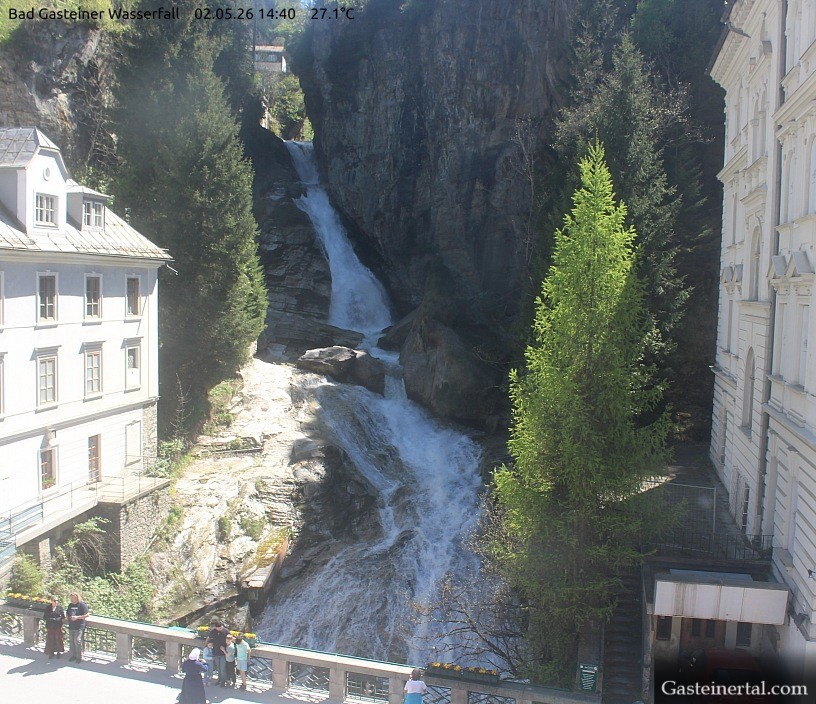 Archiv Foto Webcam Wasserfall in Bad Gastein