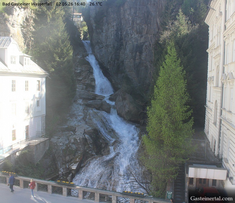 Archiv Foto Webcam Wasserfall in Bad Gastein