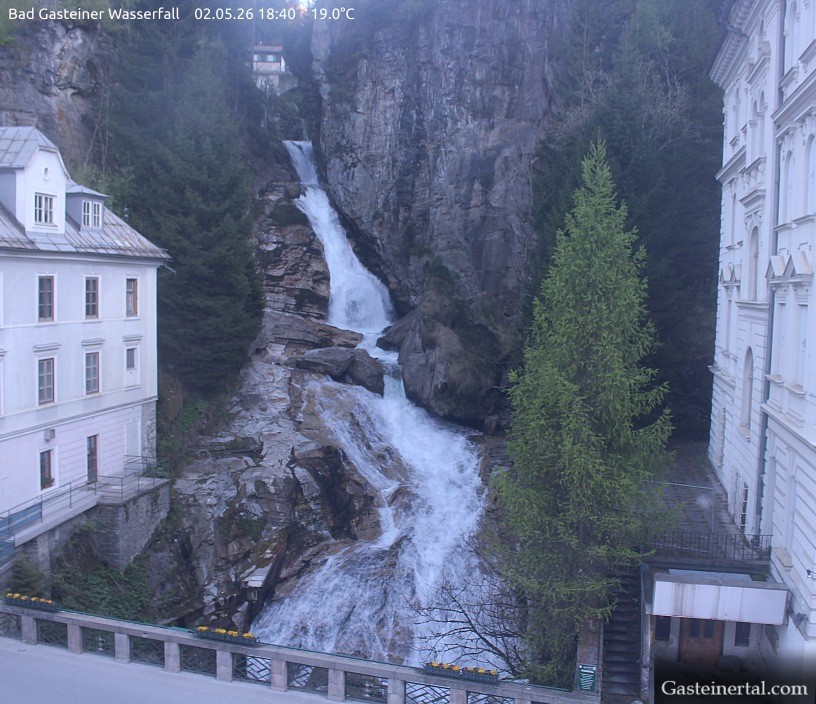 Archiv Foto Webcam Wasserfall in Bad Gastein