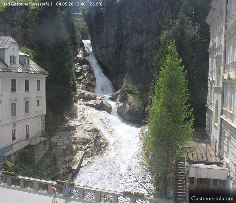 Archiv Foto Webcam Wasserfall in Bad Gastein