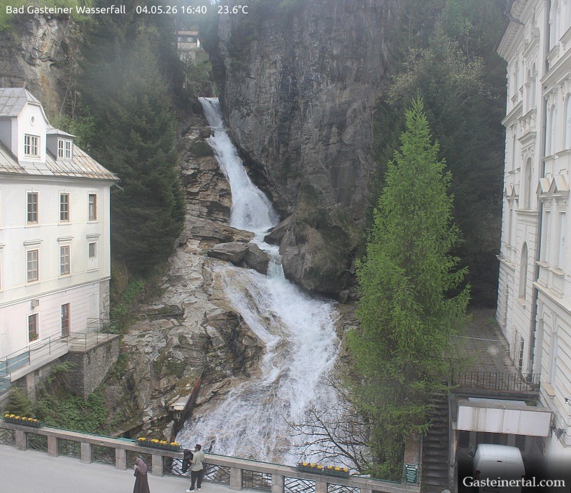 Archived image Webcam Waterfall in Bad Gastein