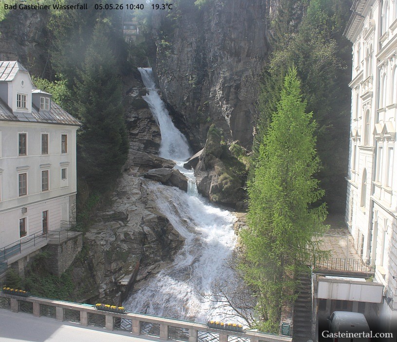Archiv Foto Webcam Wasserfall in Bad Gastein