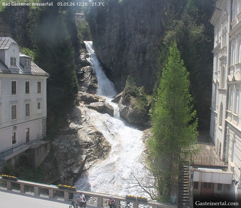 Archiv Foto Webcam Wasserfall in Bad Gastein
