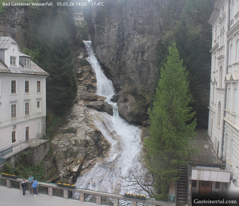 Archiv Foto Webcam Wasserfall in Bad Gastein
