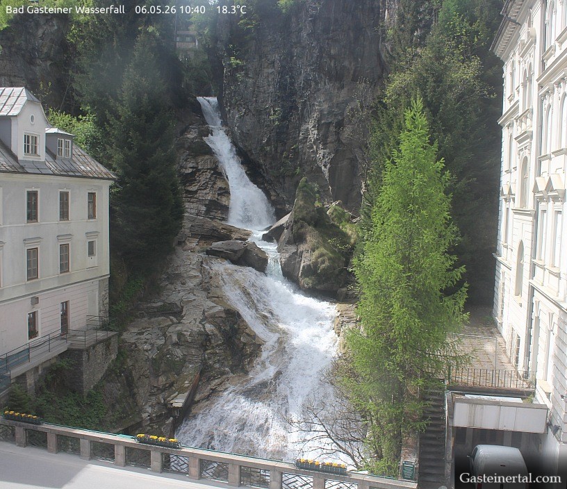 Archiv Foto Webcam Wasserfall in Bad Gastein