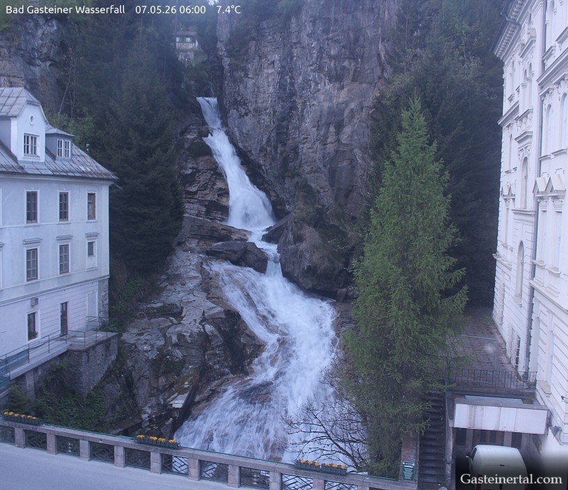 Archiv Foto Webcam Wasserfall in Bad Gastein