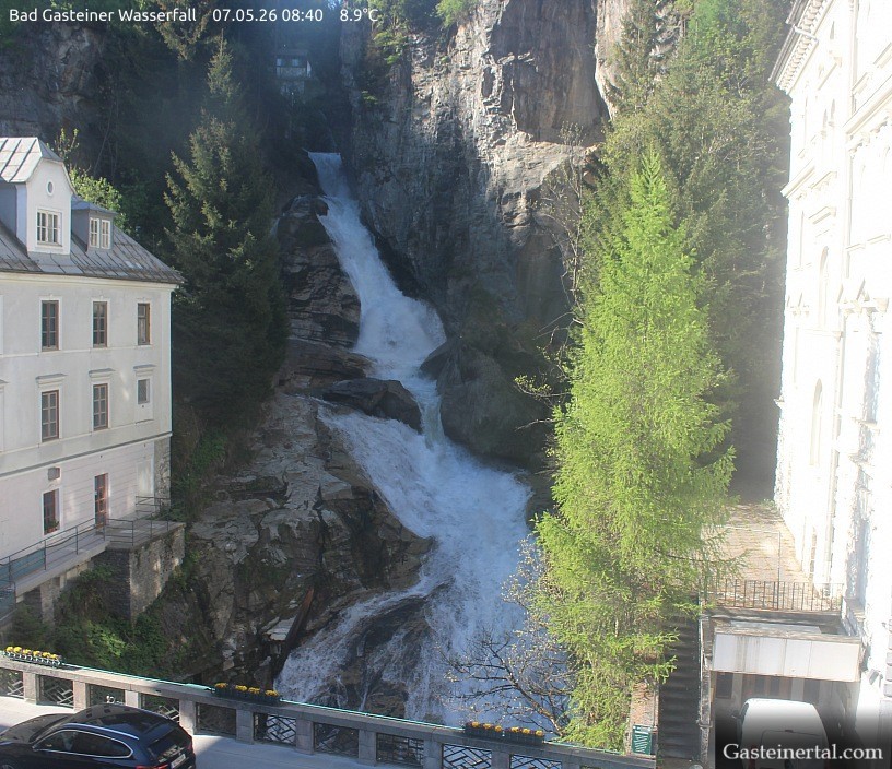 Archiv Foto Webcam Wasserfall in Bad Gastein