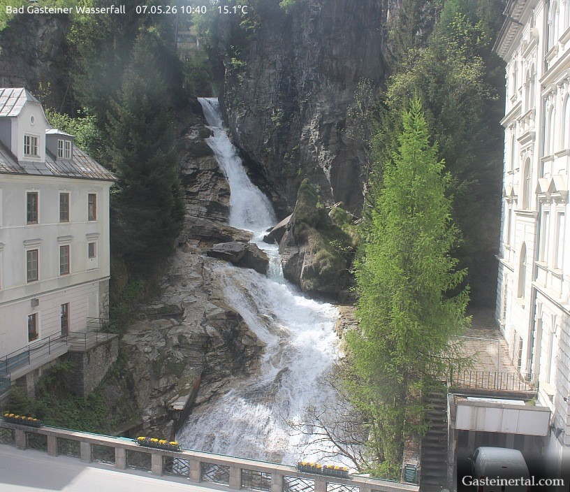 Archiv Foto Webcam Wasserfall in Bad Gastein