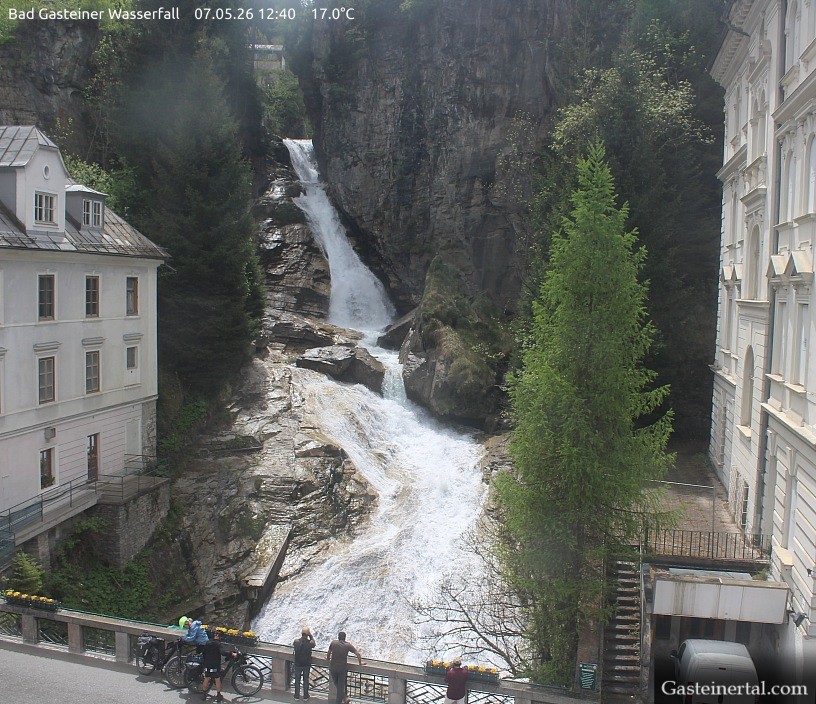 Archiv Foto Webcam Wasserfall in Bad Gastein