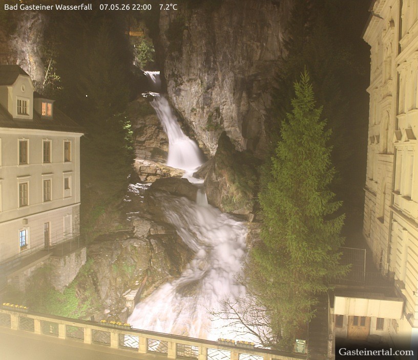 Archiv Foto Webcam Wasserfall in Bad Gastein