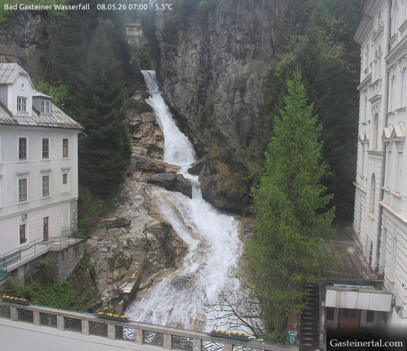 Archiv Foto Webcam Wasserfall in Bad Gastein