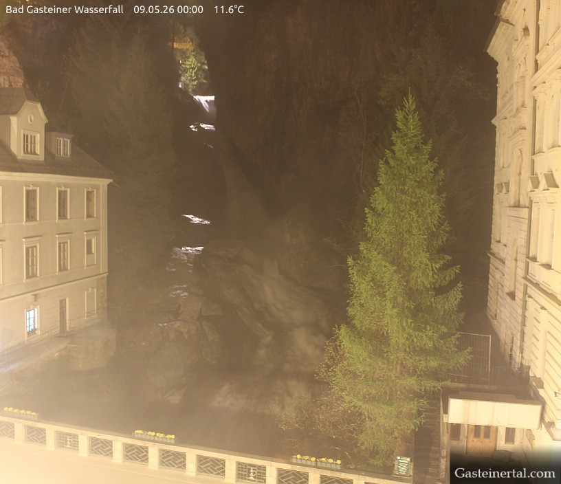 Archived image Webcam Waterfall in Bad Gastein