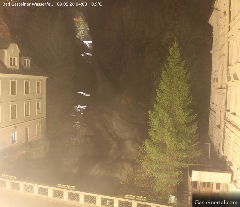 Archived image Webcam Waterfall in Bad Gastein
