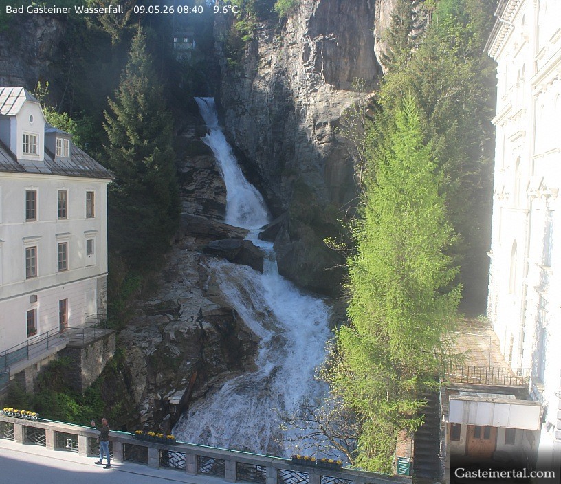Archived image Webcam Waterfall in Bad Gastein