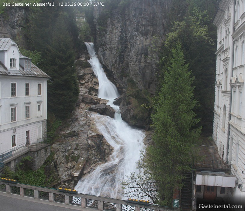 Archiv Foto Webcam Wasserfall in Bad Gastein